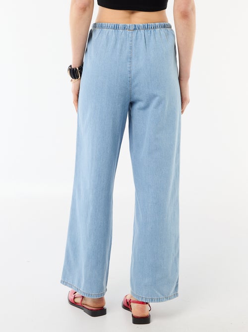 Pantaloni ampi in denim - Kiabi