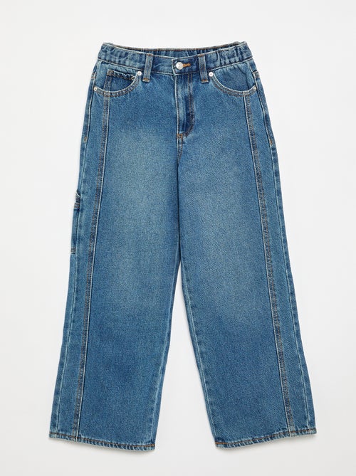 Pantaloni ampi in denim - Kiabi Pantaloni ampi in denim - Kiabi