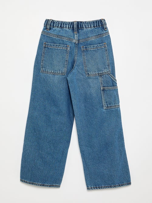 Pantaloni ampi in denim - Kiabi Pantaloni ampi in denim - Kiabi
