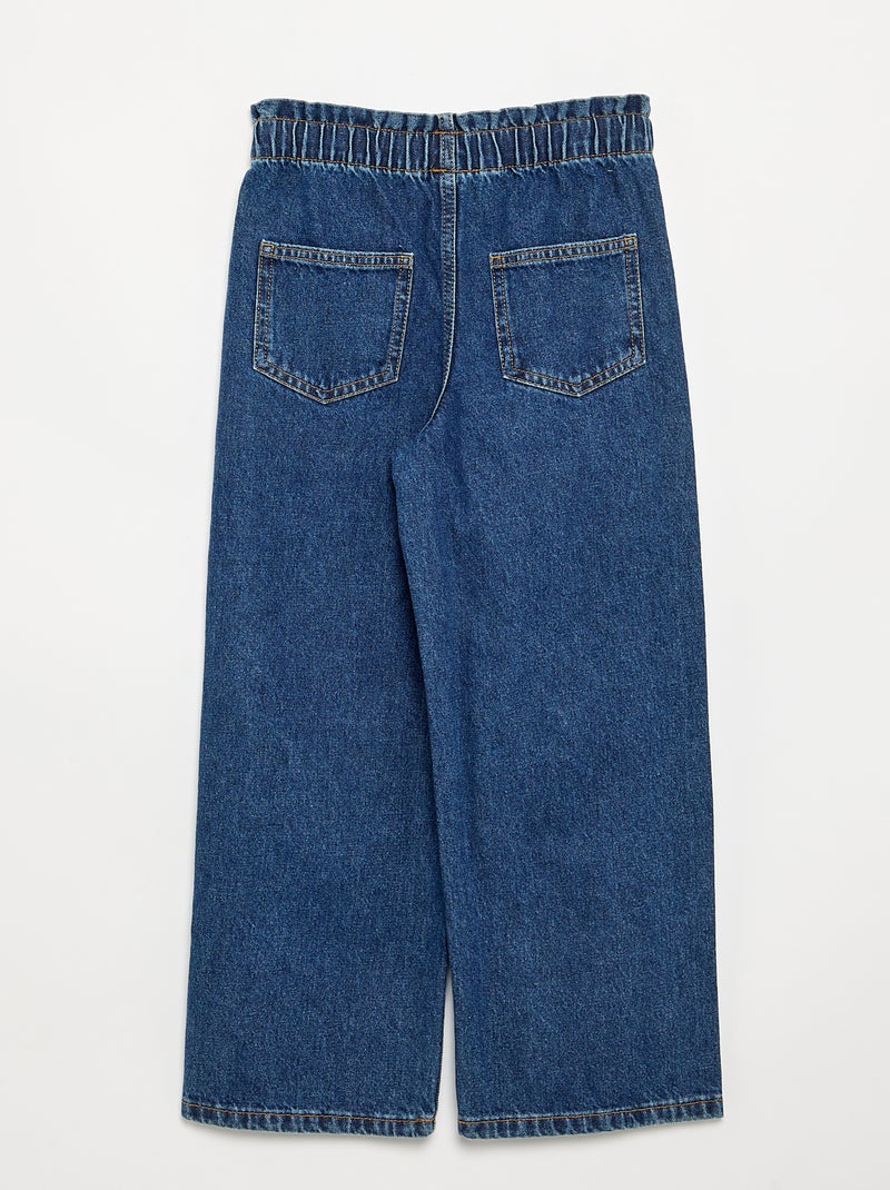 Pantaloni ampi in denim Blu - Kiabi