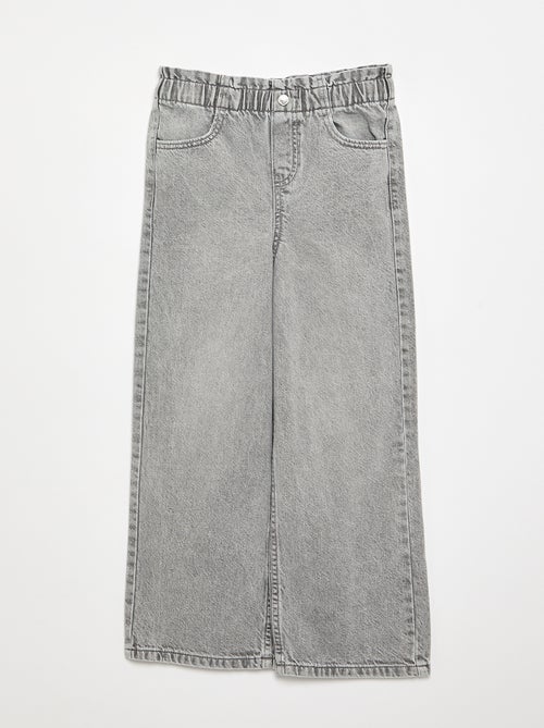 Pantaloni ampi in denim - Kiabi Pantaloni ampi in denim - Kiabi
