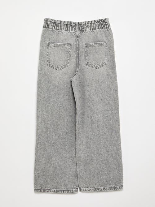 Pantaloni ampi in denim - Kiabi Pantaloni ampi in denim - Kiabi