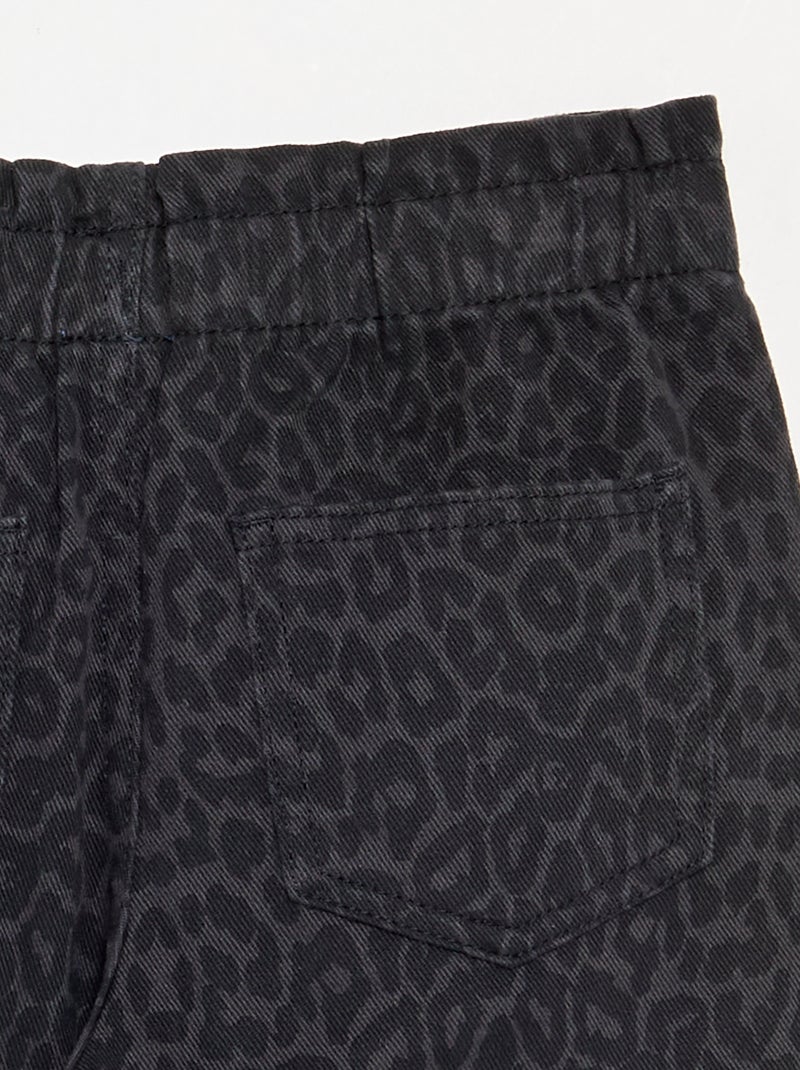 Pantaloni ampi in denim Grigio - Kiabi