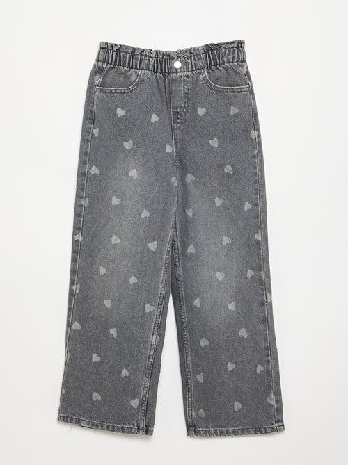 Pantaloni ampi in denim - Kiabi