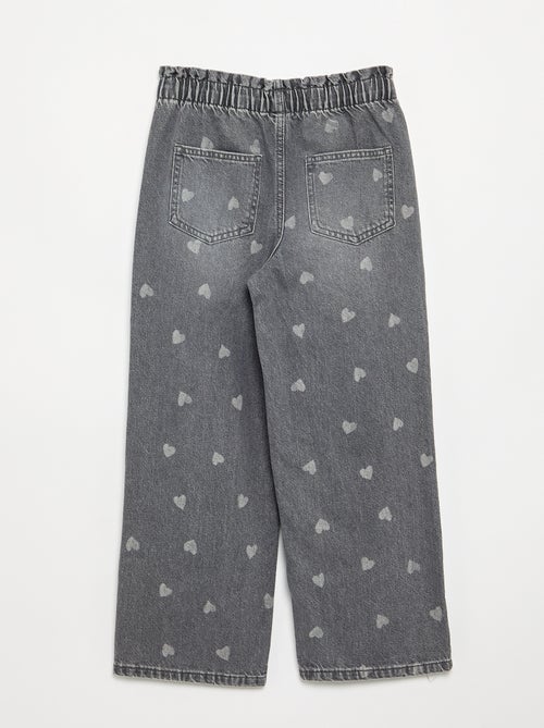 Pantaloni ampi in denim - Kiabi