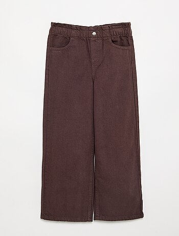 Pantaloni ampi in denim