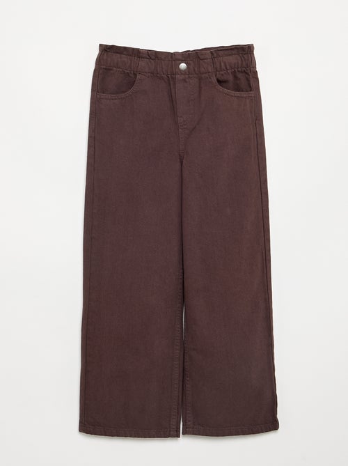 Pantaloni ampi in denim - Kiabi