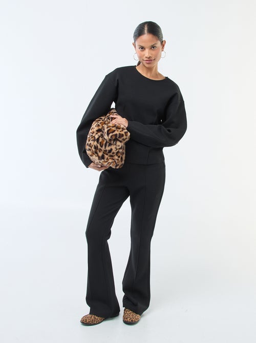 Pantaloni ampi in felpa leggera - Kiabi