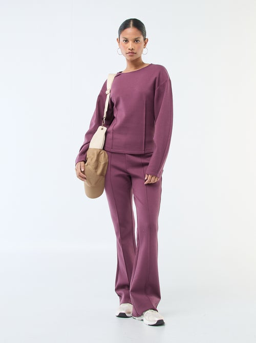 Pantaloni ampi in felpa leggera - Kiabi