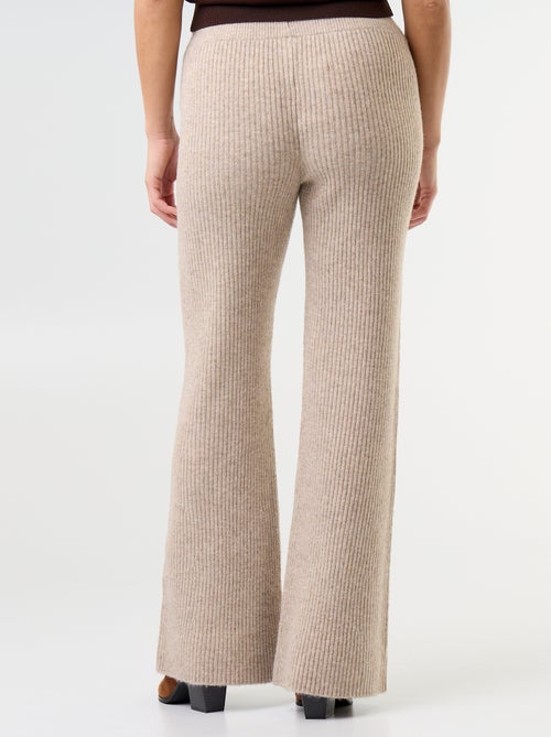 Pantaloni ampi in maglia - Kiabi