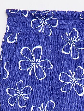 Pantaloni ampi in maglia crêpe