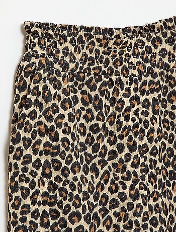 Pantaloni ampi in maglia crêpe