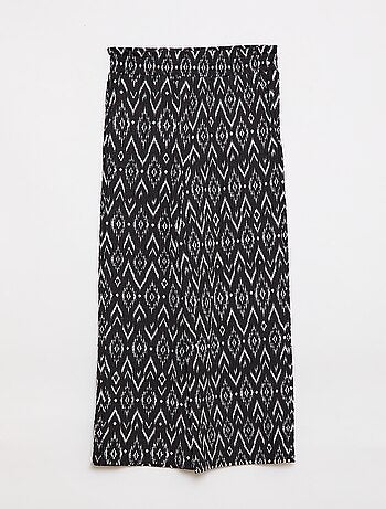 Pantaloni ampi in maglia crêpe