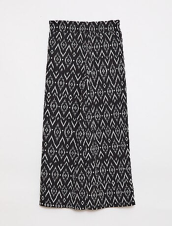 Pantaloni ampi in maglia crêpe