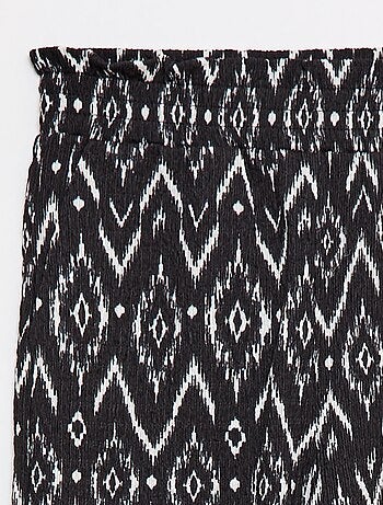 Pantaloni ampi in maglia crêpe