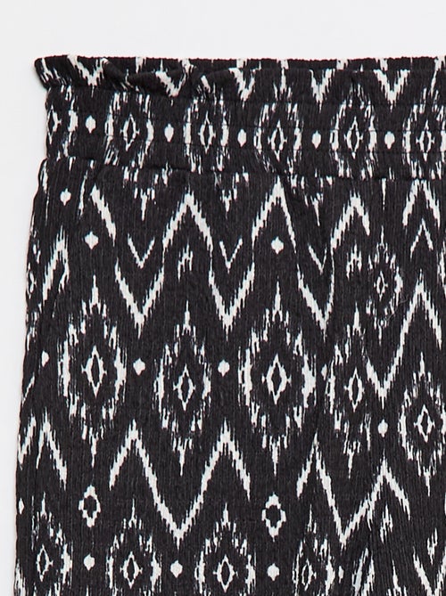 Pantaloni ampi in maglia crêpe - Kiabi