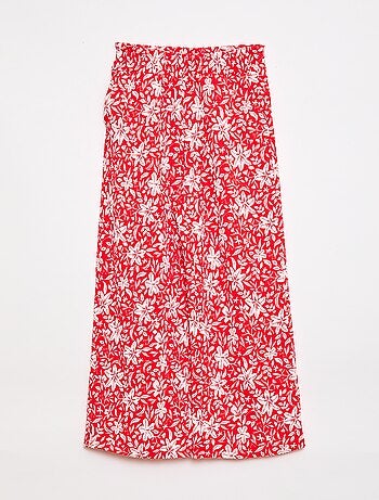 Pantaloni ampi in maglia crêpe