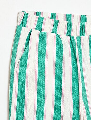 Pantaloni ampi in maglia crêpe