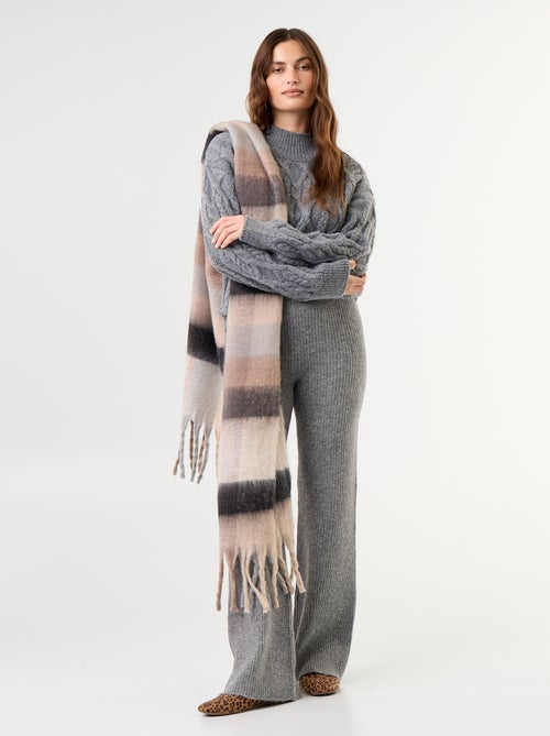 Pantaloni ampi in maglia - Kiabi