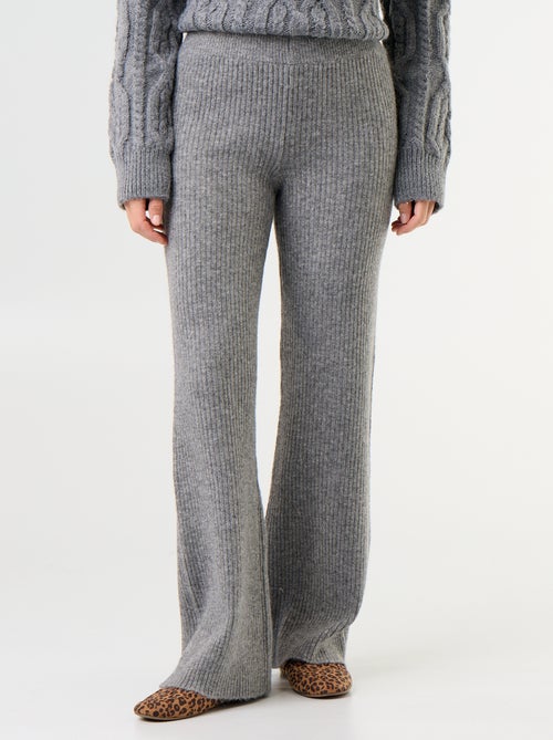 Pantaloni ampi in maglia - Kiabi