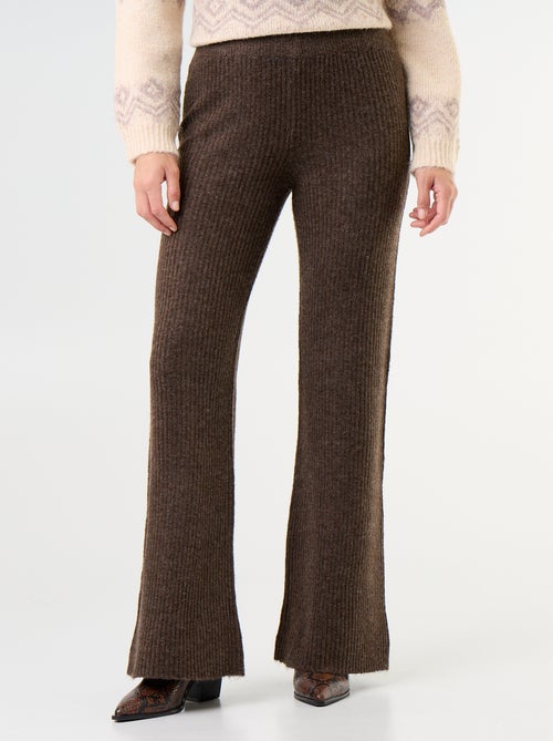 Pantaloni ampi in maglia - Kiabi