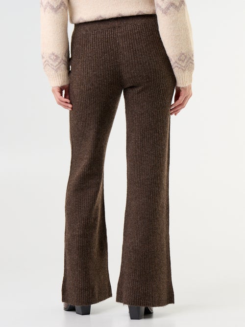 Pantaloni ampi in maglia - Kiabi
