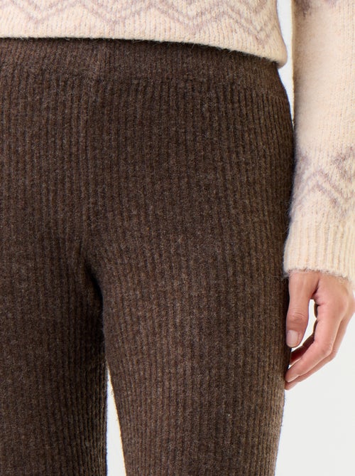 Pantaloni ampi in maglia - Kiabi