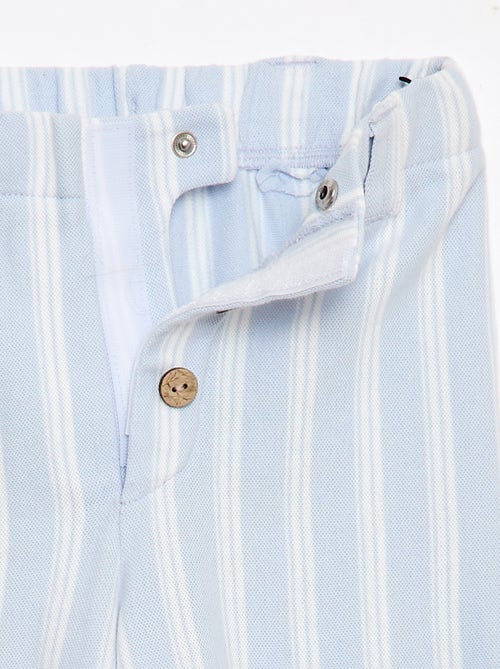 Pantaloni ampi in maglia piqué - collezione facile da indossare - Kiabi