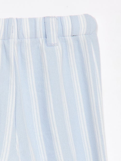 Pantaloni ampi in maglia piqué - collezione facile da indossare - Kiabi