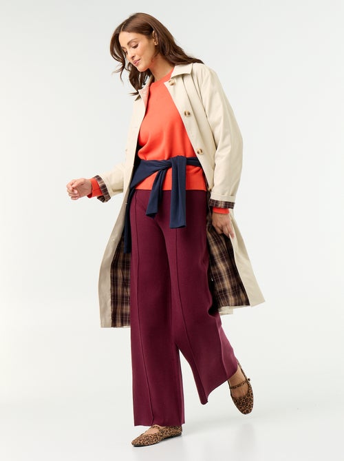 Pantaloni ampi in maglia - Kiabi Pantaloni ampi in maglia - Kiabi