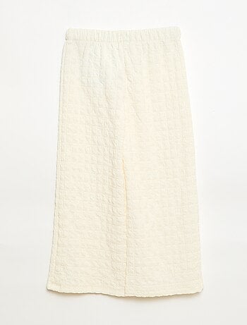 Pantaloni ampi in maglia stretch