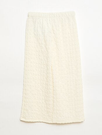 Pantaloni ampi in maglia stretch