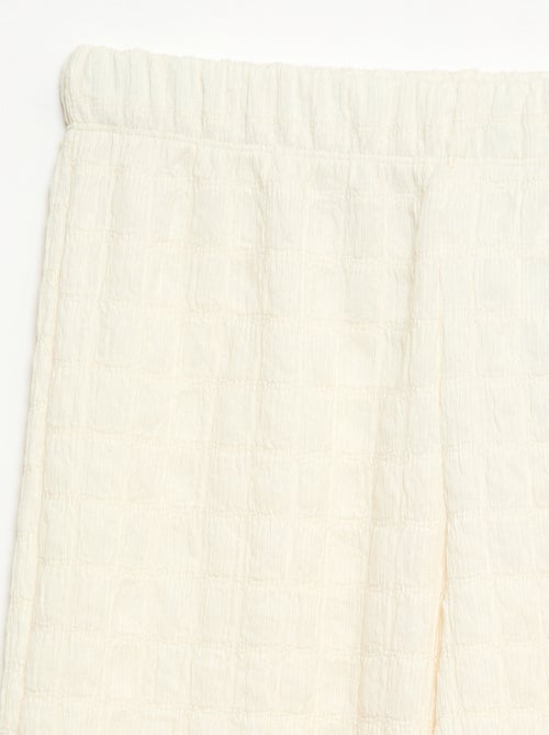 Pantaloni ampi in maglia stretch - Kiabi