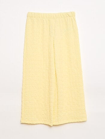 Pantaloni ampi in maglia stretch