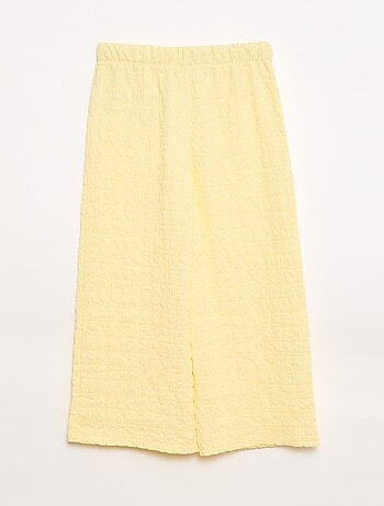 Pantaloni ampi in maglia stretch