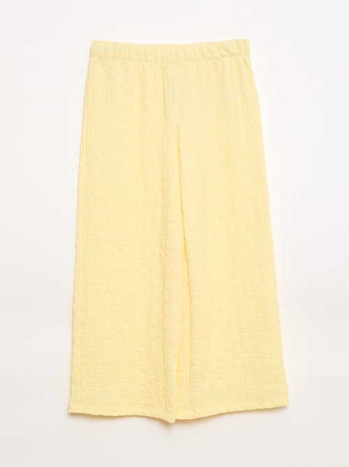 Pantaloni ampi in maglia stretch - Kiabi