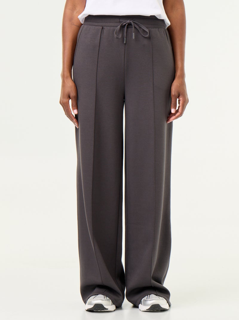 Pantaloni ampi in pile Grigio scuro/ Antracite - Kiabi
