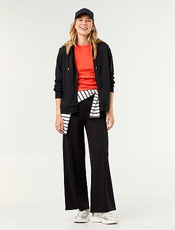 Pantaloni ampi in pile