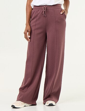 Pantaloni ampi in pile
