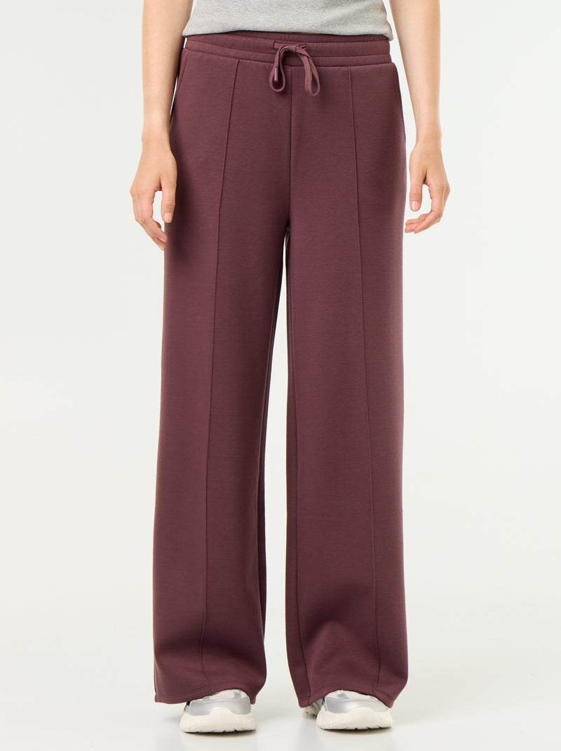 Pantaloni ampi in pile Viola - Kiabi