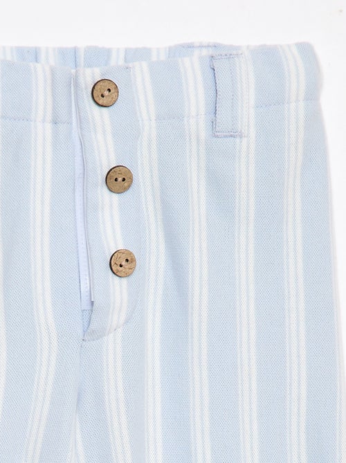 Pantaloni ampi in piqué - collezione facile da indossare - Kiabi Pantaloni ampi in piqué - collezione facile da indossare - Kiabi