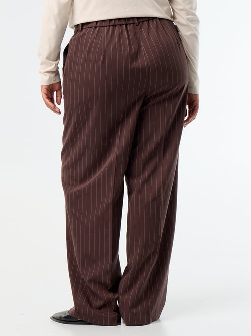 Pantaloni ampi in tessuto fluido - Kiabi