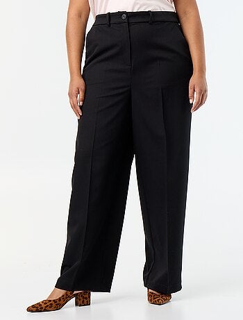 Pantaloni ampi in tessuto fluido