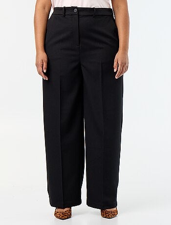 Pantaloni ampi in tessuto fluido