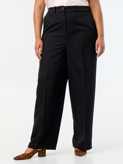 Pantaloni ampi in tessuto fluido - Kiabi Pantaloni ampi in tessuto fluido - Kiabi