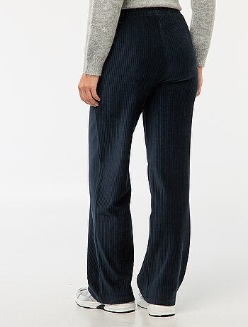 Pantaloni ampi in velluto a coste