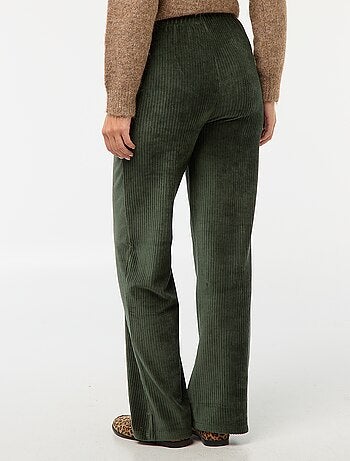 Pantaloni ampi in velluto a coste