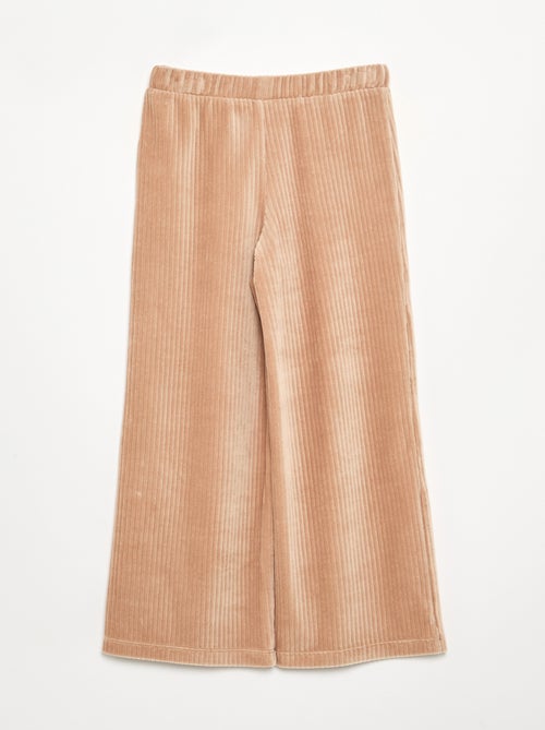 Pantaloni ampi in velluto a costine - Kiabi Pantaloni ampi in velluto a costine - Kiabi