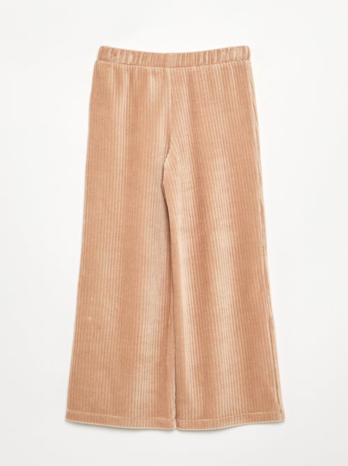 Pantaloni ampi in velluto a costine - Kiabi Pantaloni ampi in velluto a costine - Kiabi