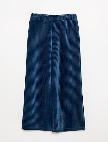 Pantaloni ampi in velluto a costine